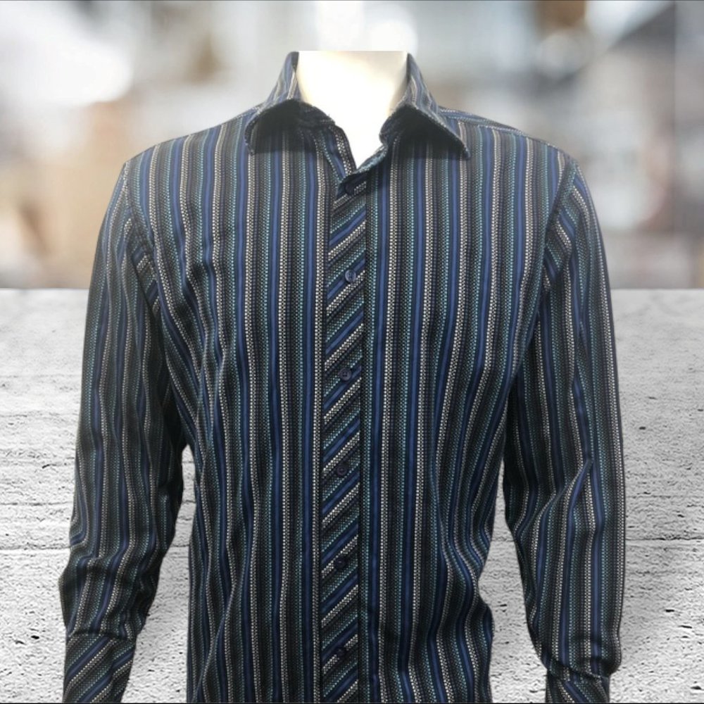 J.Ferrar Modern Fit LS Shirt 80/2 Mercerized Large